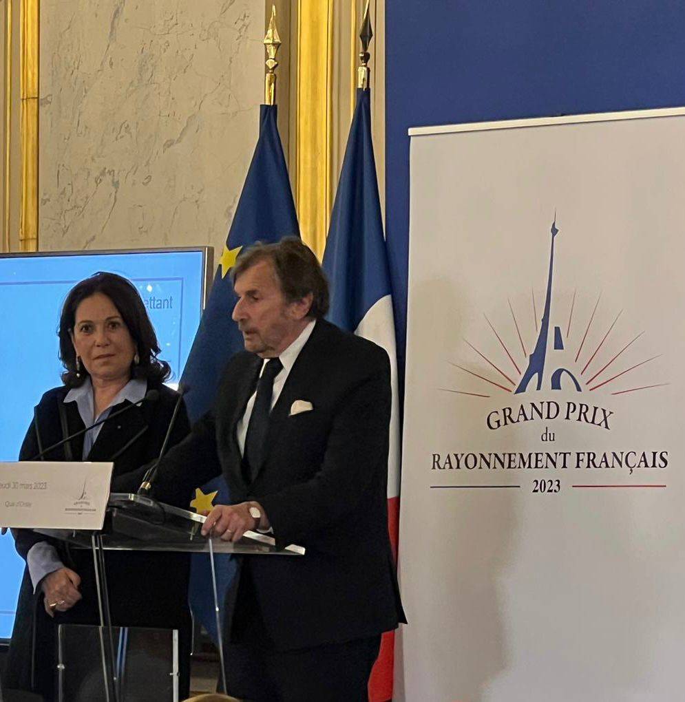 Le Grand Prix du rayonnement francophone attribué à Nayla de Freige, PDG de L'OLJ Le Grand Prix du rayonnement francophone attribué à Nayla de Freige, PDG de L'OLJ
