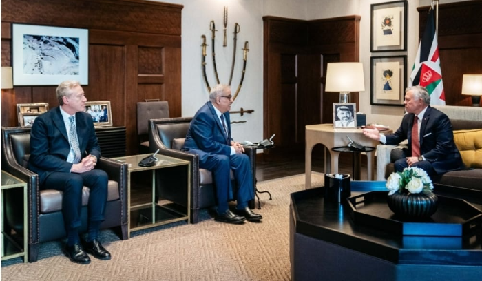Le roi de Jordanie et Bou Habib discutent des 