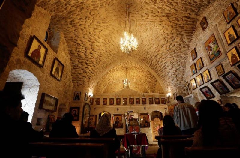 Pilgrims flock to ancient Holy Land church as Palestinian congregation shrinks