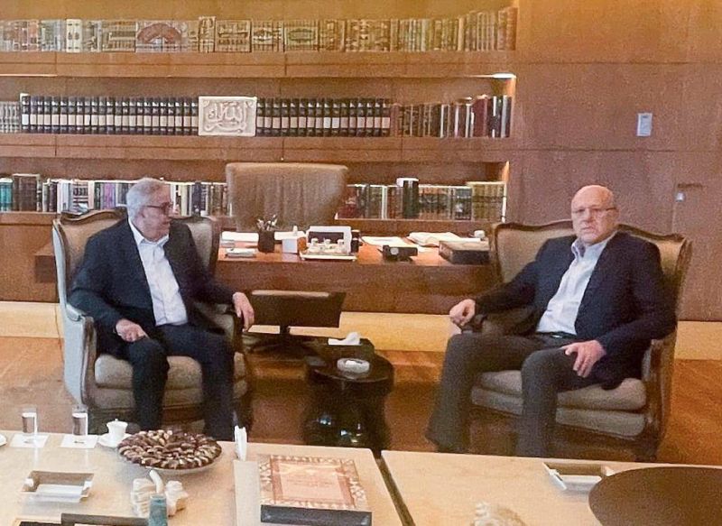 Israeli bombardments on Lebanon: Bou Habib meets with Mikati to discuss complaint to be filed at UN