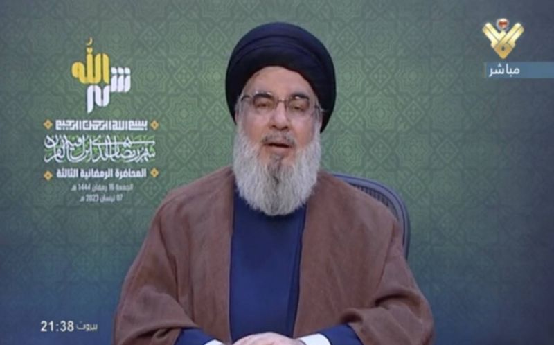 Nasrallah refrains from commenting on Israeli strikes in southern Lebanon