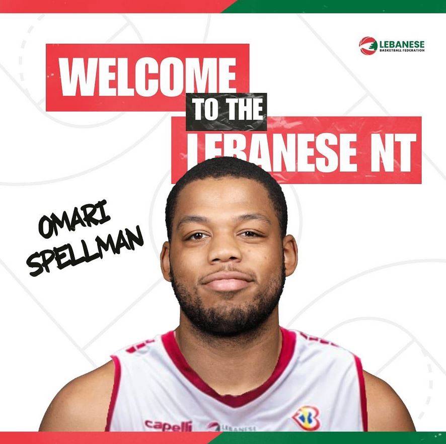 Naturalisé, Omari Spellman rejoint la sélection libanaise Naturalisé, Omari Spellman rejoint la sélection libanaise