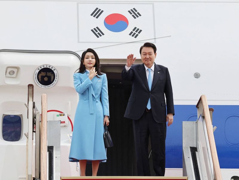 Le président sud-coréen s'envole pour Washington