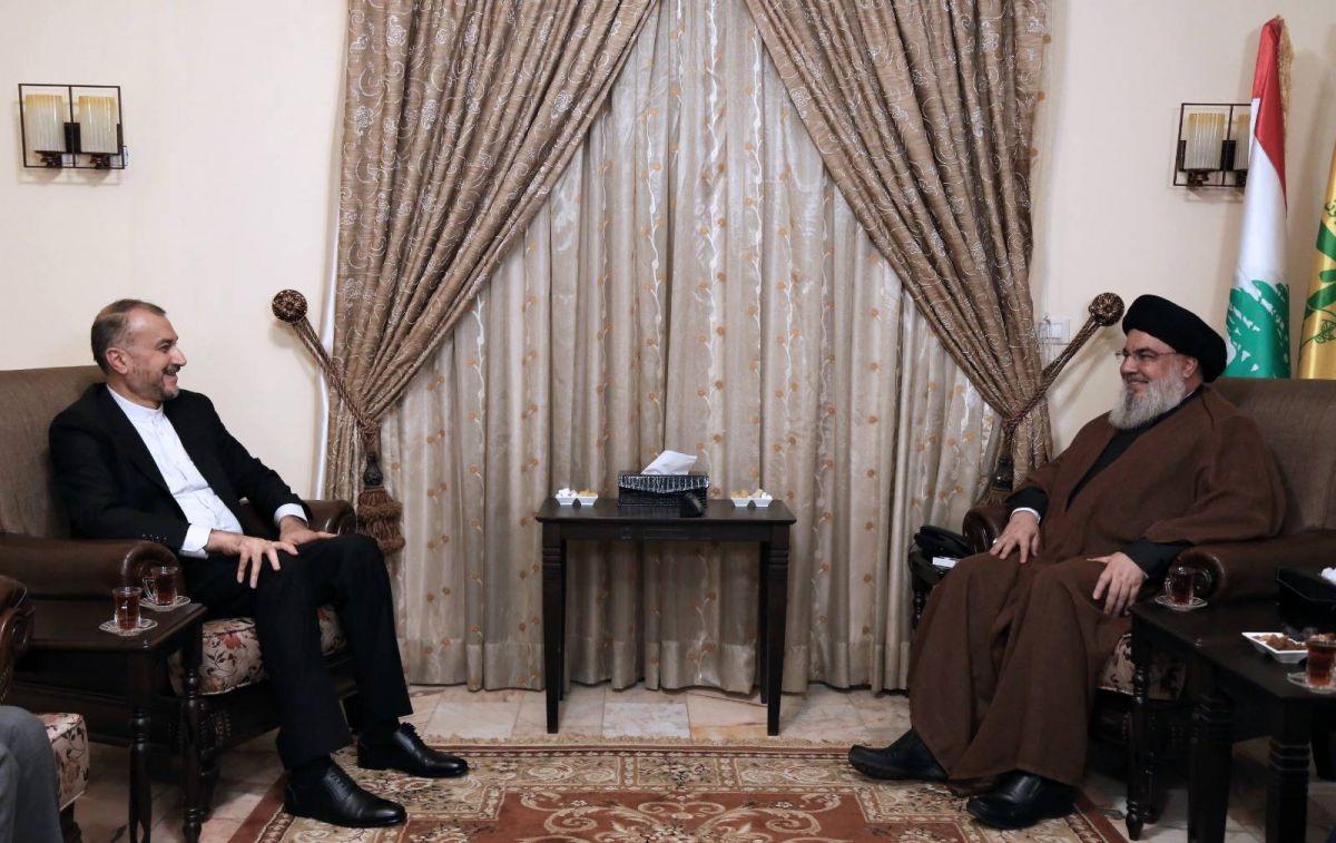 Abdollahian discute de l'accord Iran-Arabie avec Nasrallah Abdollahian discute de l'accord Iran-Arabie avec Nasrallah