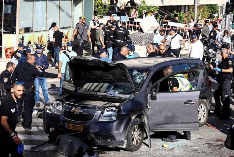 Driver shot dead after Jerusalem car ramming wounds five