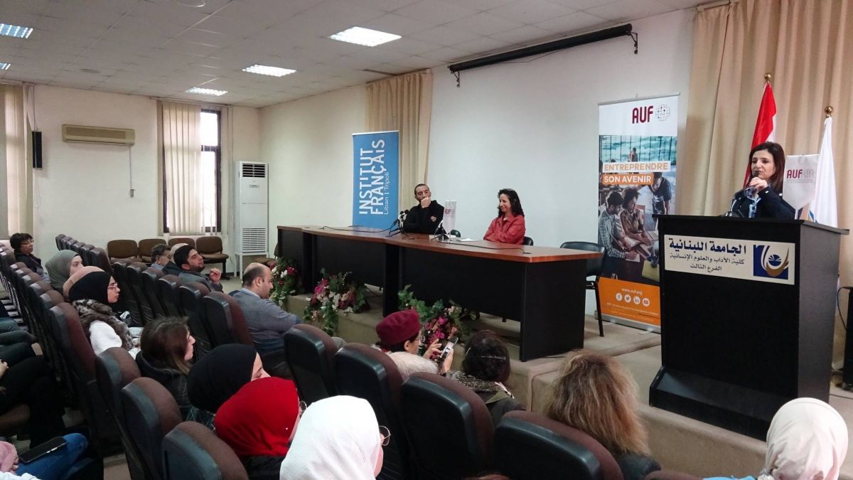 Les étudiants libanais vont à la rencontre de Sabyl Ghoussoub Les étudiants libanais vont à la rencontre de Sabyl Ghoussoub