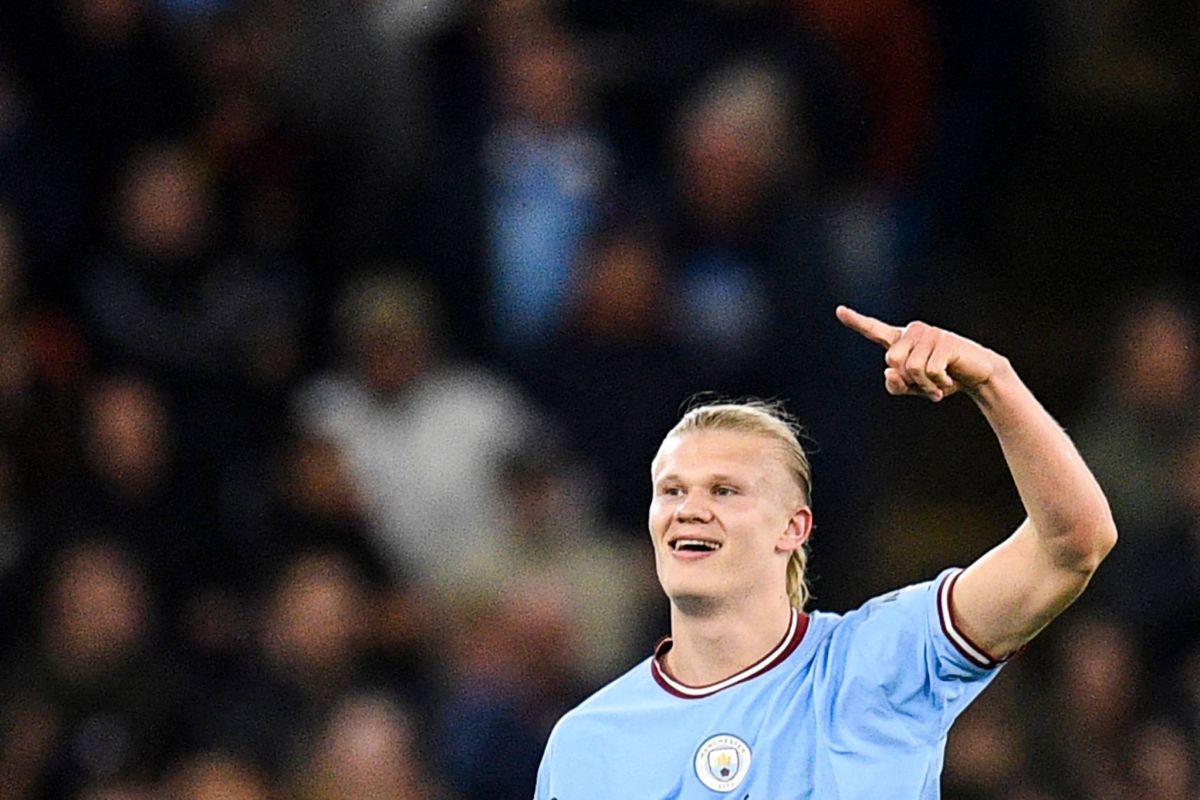 La première place pour City, un record pour Haaland