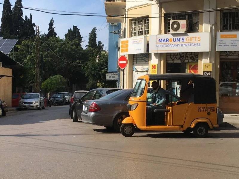 Tuk tuks arrive in Beirut’s streets — much to cab drivers’ dismay