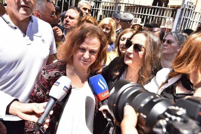 Ghada Aoun files charges against Salameh, his wife, actress close to him, and bank