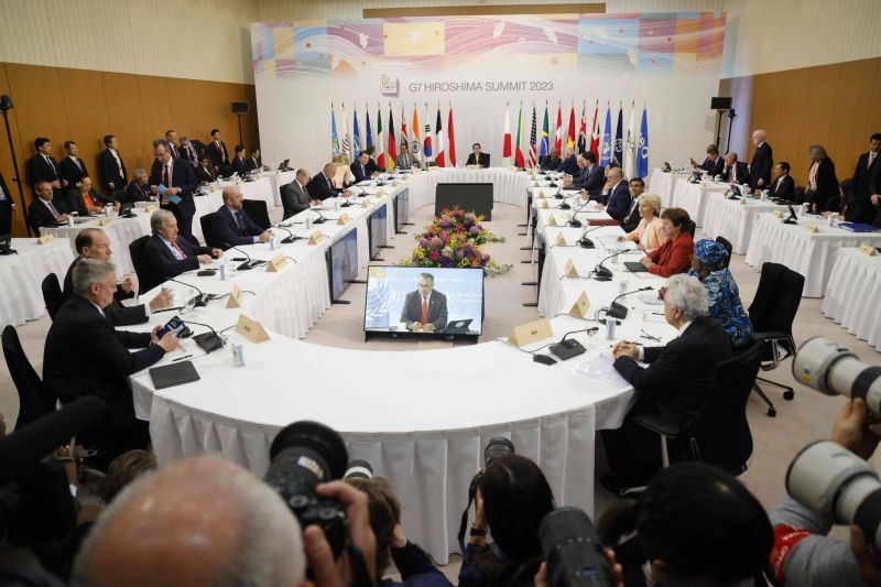Zelensky en pleine offensive diplomatique au G7 d'Hiroshima