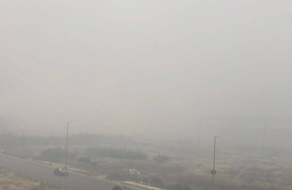Incendie dans la décharge de Saïda, la ville couverte par la fumée