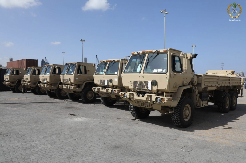 L’armée reçoit 15 véhicules militaires des États-Unis