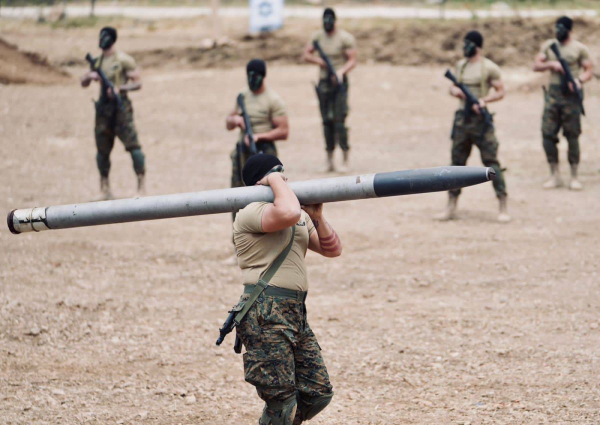 Dans l’arène de Aaramta, un show tout en muscles du Hezbollah