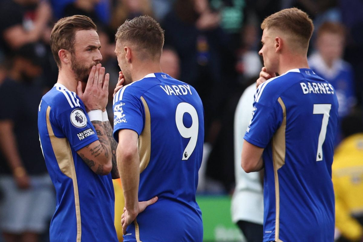 Sept ans après son titre, Leicester tombe en deuxième division
