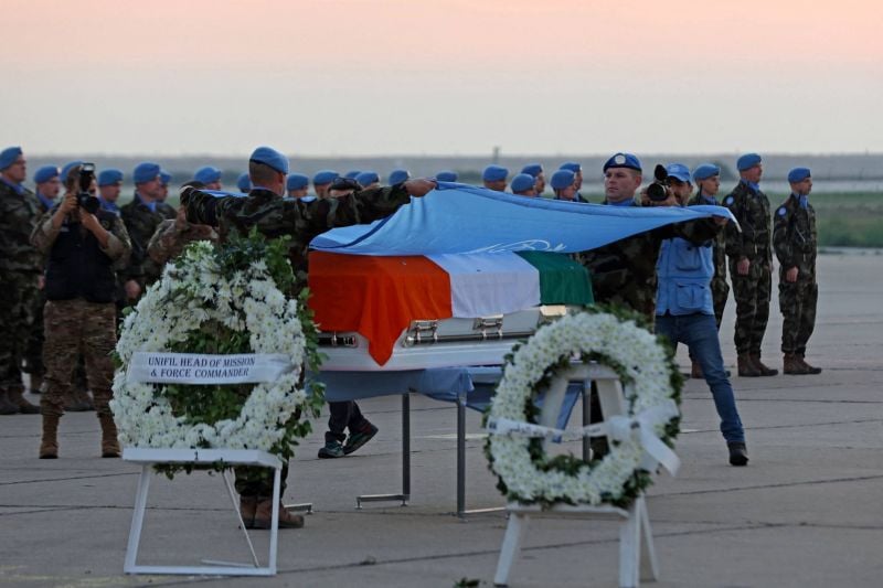 Irish peacekeeper killed in Lebanon: Military tribunal accuses 5 Hezbollah members