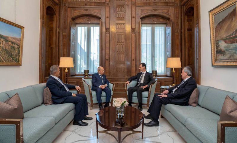 Assad après une réunion avec Aoun : Le rapprochement arabo-arabe se reflètera positivement sur le Liban