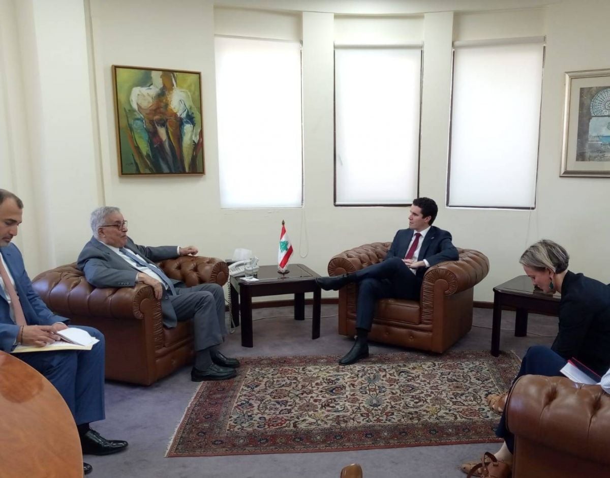 Bou Habib reçoit le ministre-adjoint australien des A.E. : les réfugiés syriens au menu des discussions