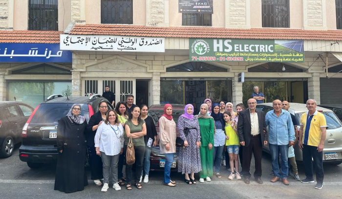 NSSF employees stage sit-in in several Lebanese regions