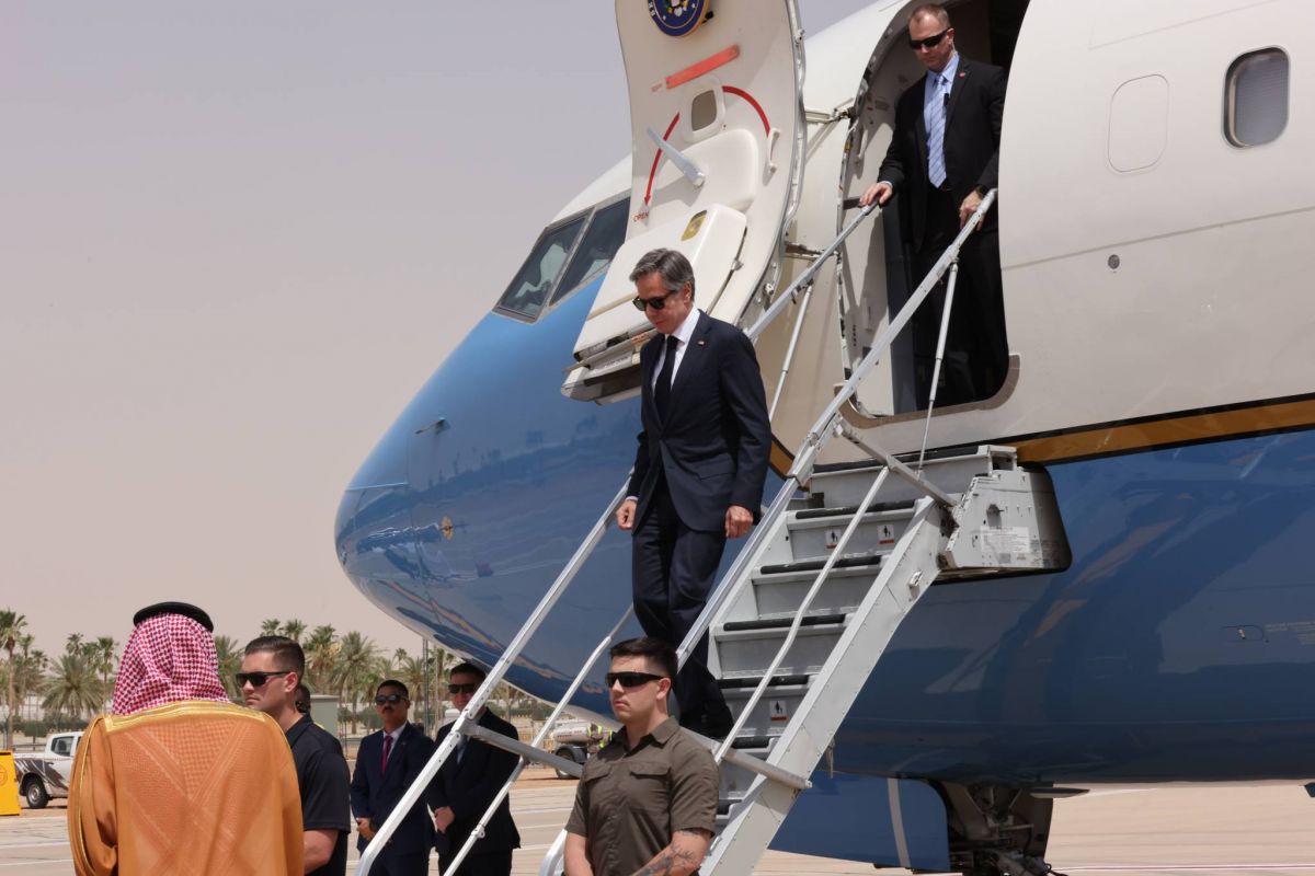 Blinken à Riyad au deuxième jour de sa visite en Arabie saoudite Blinken à Riyad au deuxième jour de sa visite en Arabie saoudite
