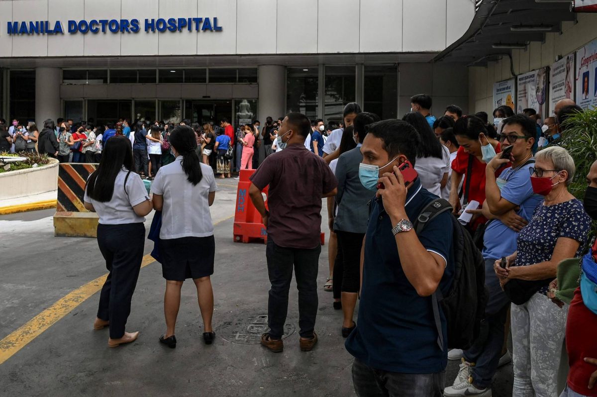 Un séisme de magnitude 6,2 frappe les Philippines Un séisme de magnitude 6,2 frappe les Philippines