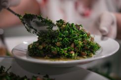 Le taboulé de Georgina, avec un supplément de citron. Photo João Sousa 
