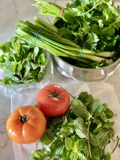 Tabbouleh is only made from the freshest ingredients. (Courtesy of Kareem Shuhaibar)