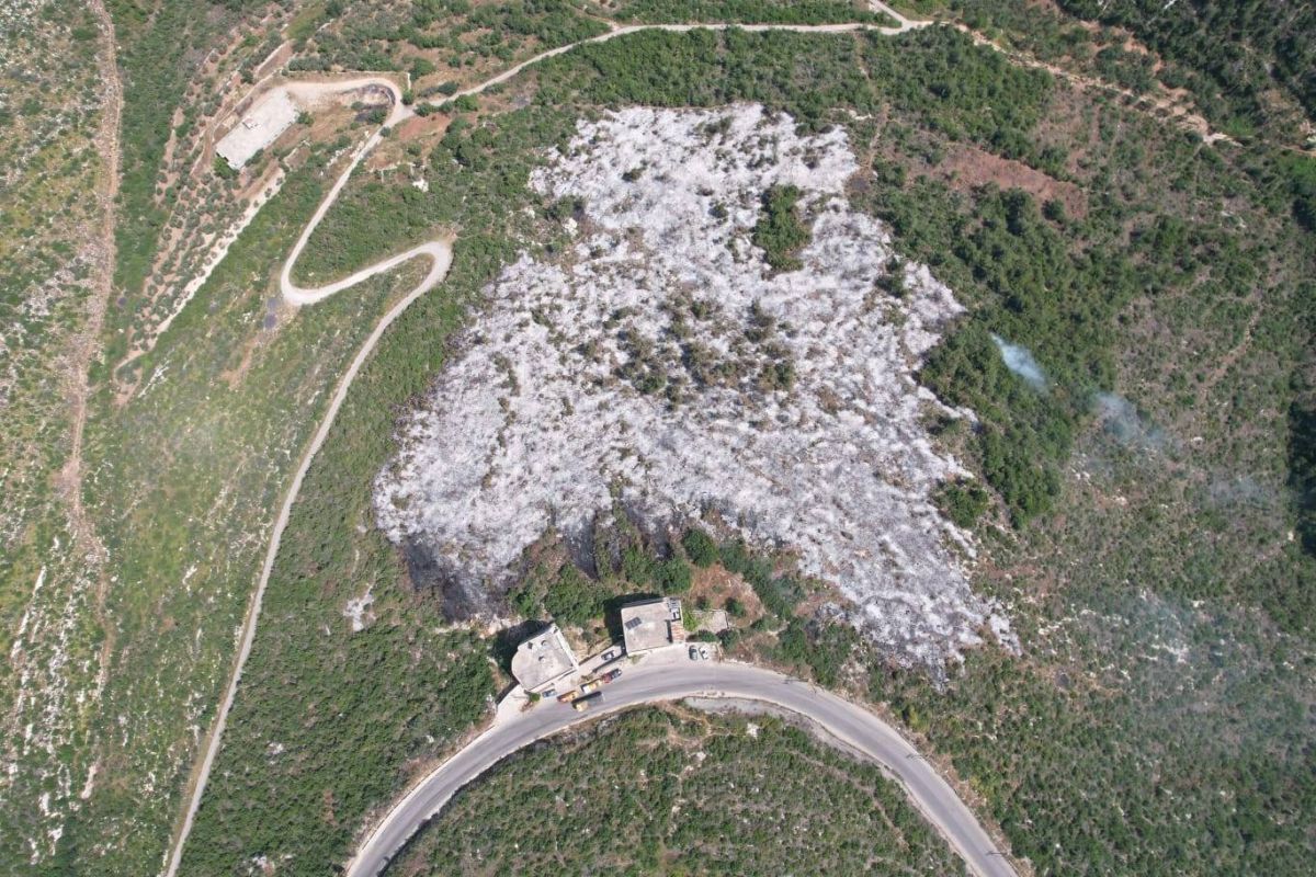 Huge North Lebanon wildfire reignites Huge North Lebanon wildfire reignites