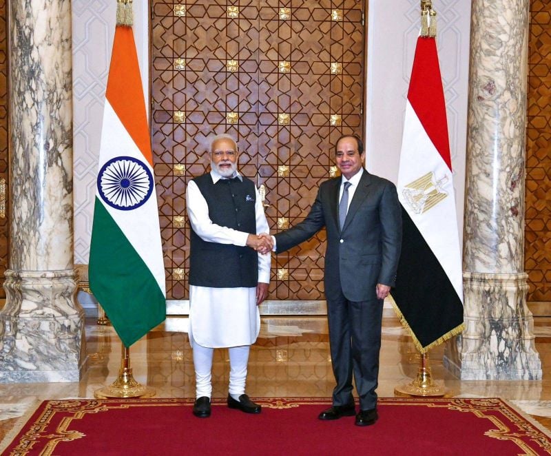 Modi en Egypte, rare visite d'un Premier ministre indien