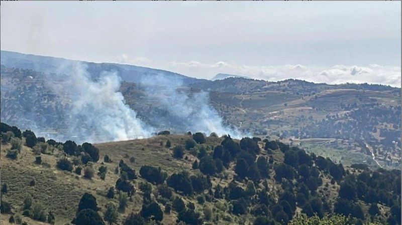 Nouvel incendie de forêt dans le Akkar