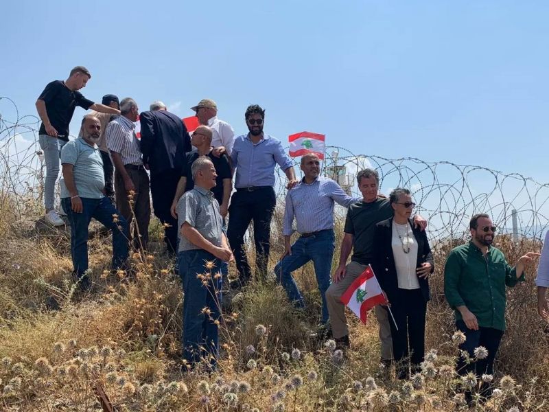 Forces of Change MPs visit Ghajar outskirts days after border cross-fire