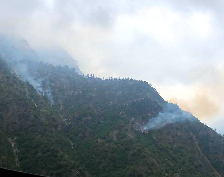 Pour le troisième jour consécutif, un incendie ravage des forêts du Akkar