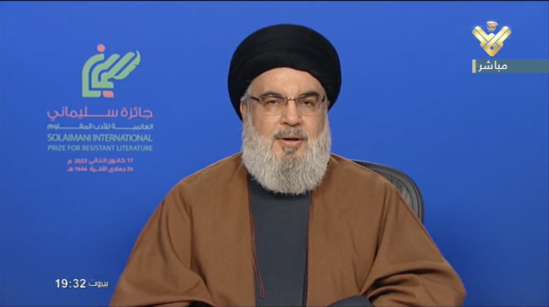 Nasrallah : Pas de négociations sur la frontière terrestre avec Israël