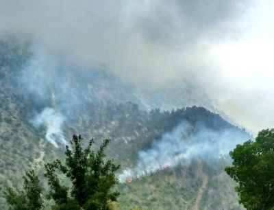 Fire rages between Akkar and Dinniyeh for the fourth consecutive day