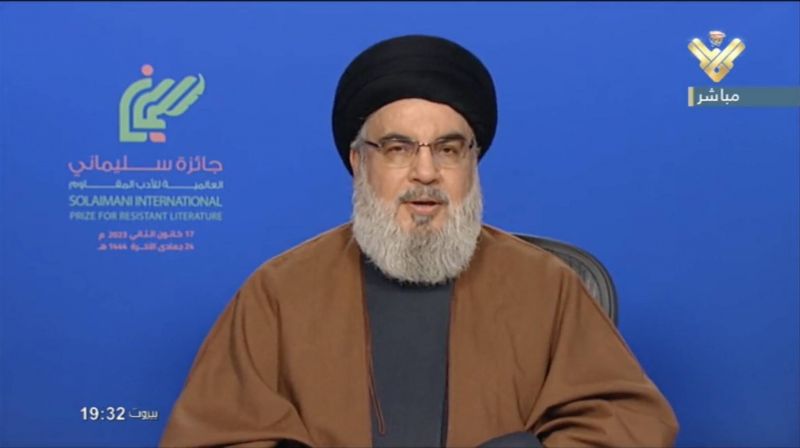 Nasrallah, hours after border incident: No to negotiations on land border with Israel