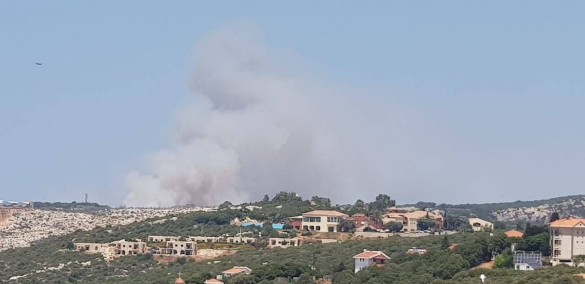 Fire breaks out on Batroun coast