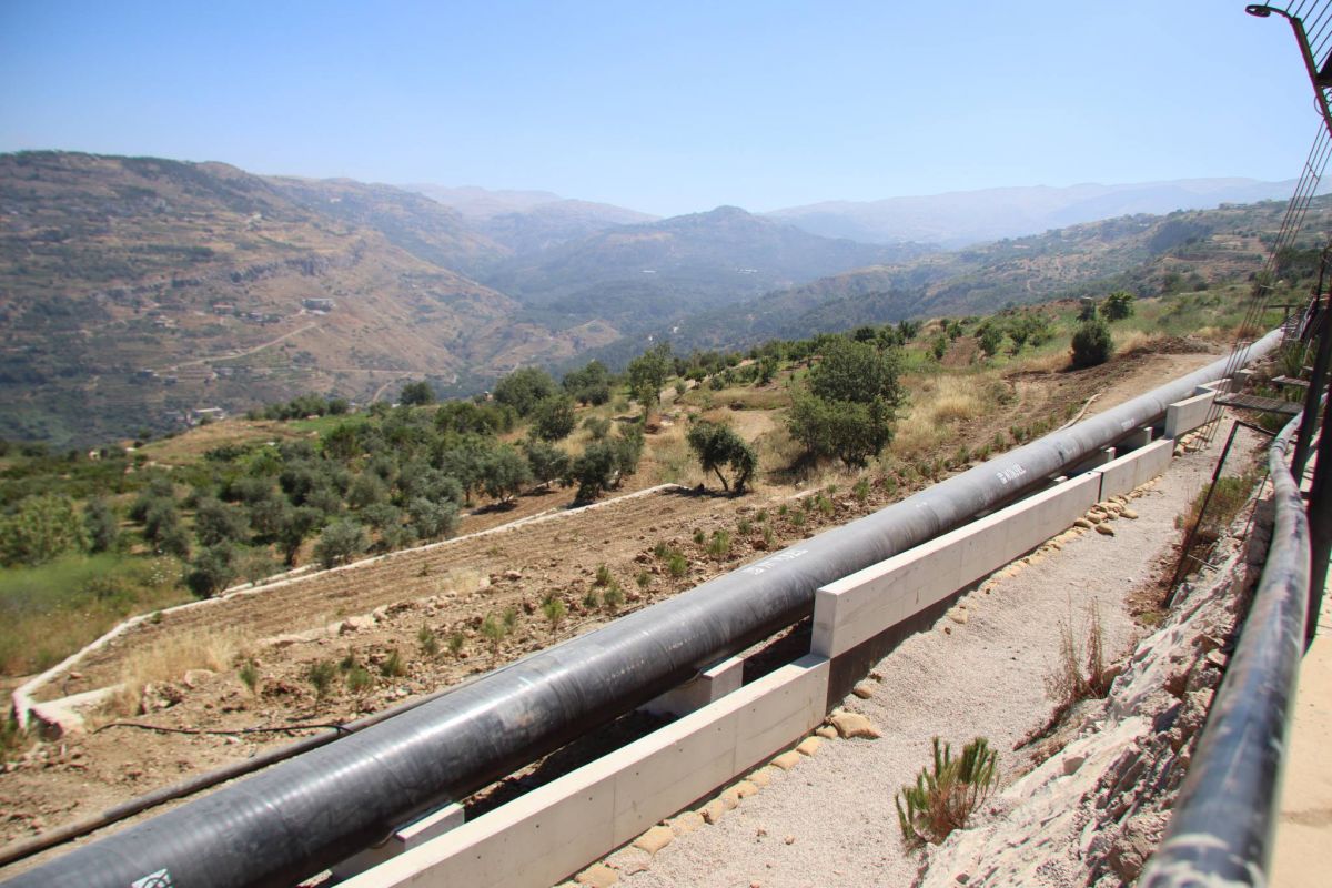 USAID/Liban achève la réhabilitation de la conduite endommagée de Kfar Niss
