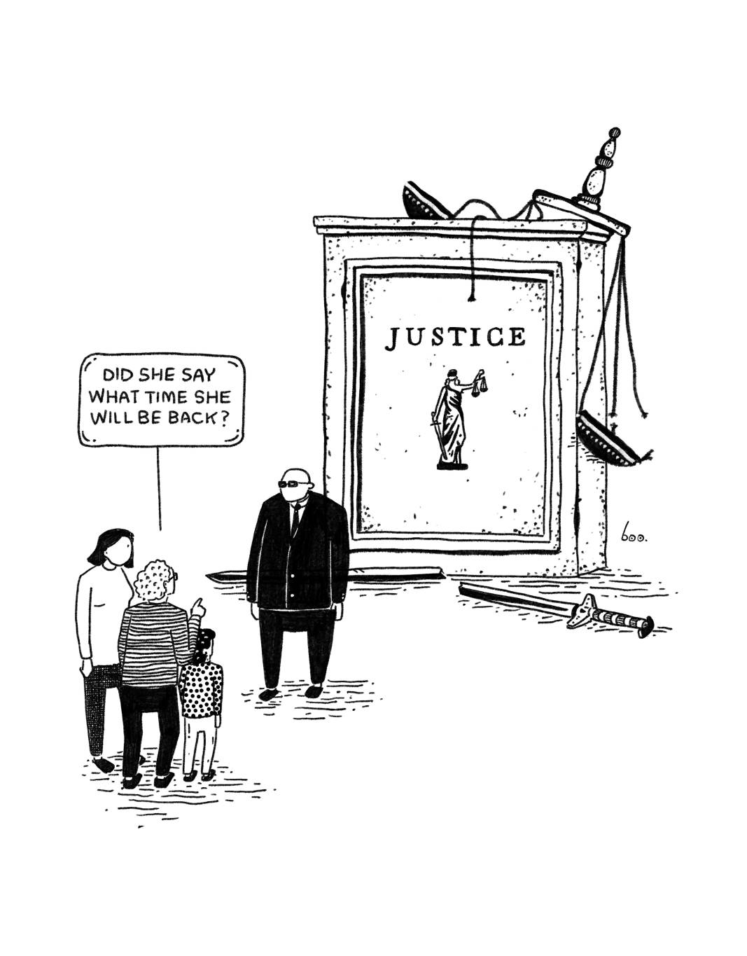 Absent Justice