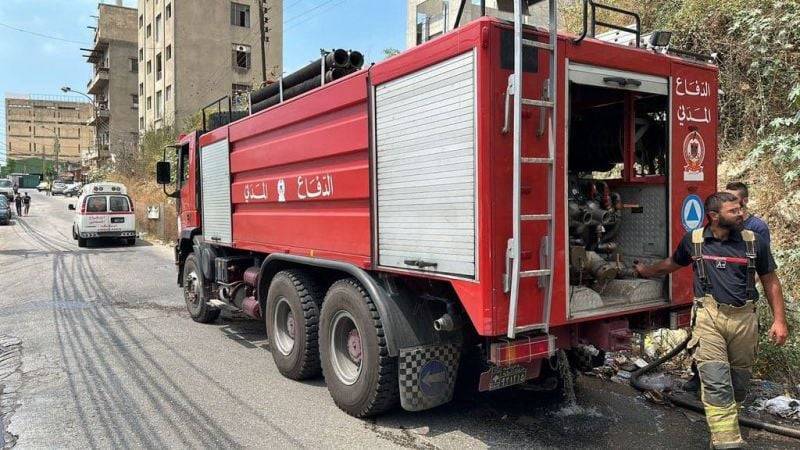 Incendie en cours depuis lundi dans un entrepôt dans la banlieue-sud de Beyrouth