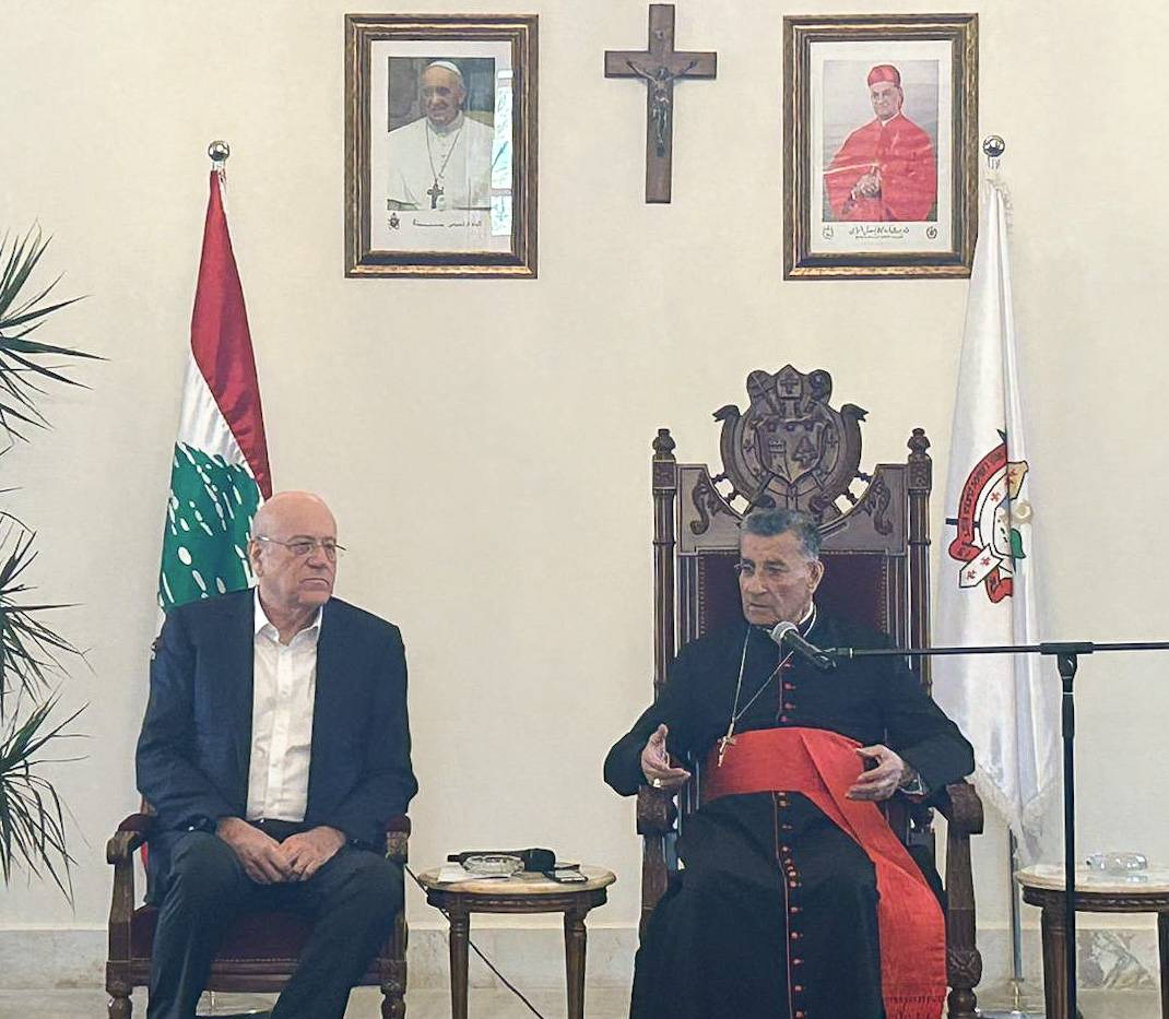 À Dimane, Raï et Mikati plaident pour l'élection d'un président et le respect de Taëf