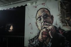 Un portrait de Lokman Slim par Said Mahmoud. Joao Sousa