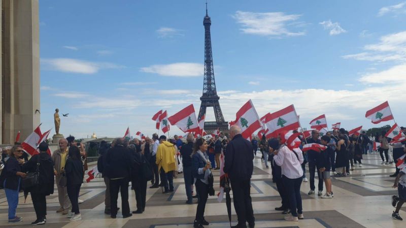Lebanese in Paris mark third anniversary of port explosion