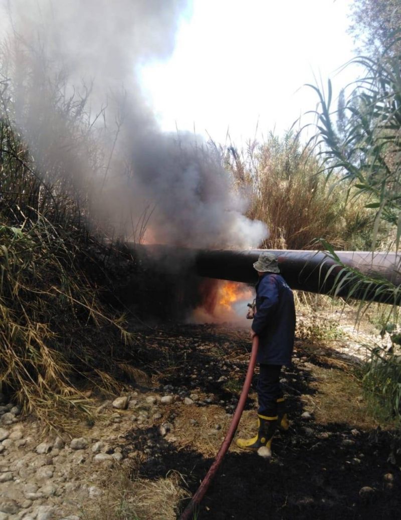 Fire breaks out in disused Akkar petrol pipeline