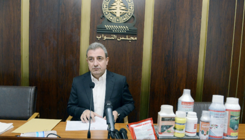 Bou Faour demande au gouvernement de lutter contre le trafic de pesticides toxiques
