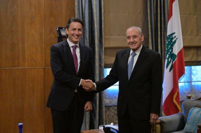 US envoy Hochstein in Beirut, meets with officials