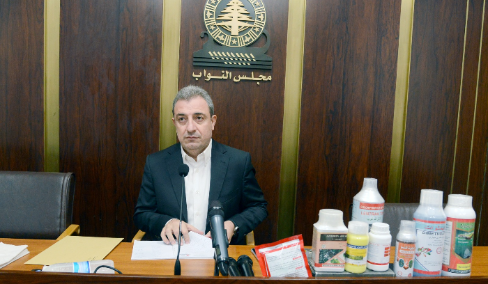 MP Bou Faour calls on gov. to tackle trafficking of toxic pesticides