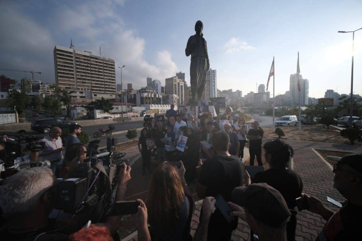 Mobilisations de deux groupes de familles de victimes à Beyrouth