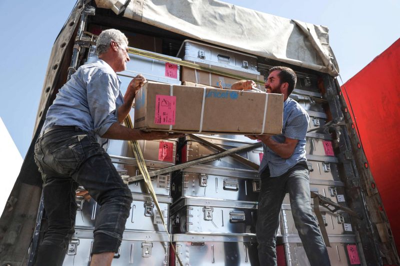 Premier convoi d'aide de l'ONU via Bab al-Hawa depuis juillet
