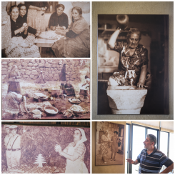 Images du passé, sur les murs du restaurat Le’mé Zghertewiyé. Photo João Sousa