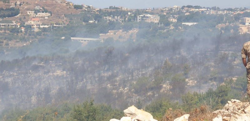 Un feu de forêt maîtrisé dans la région de Qobeyat