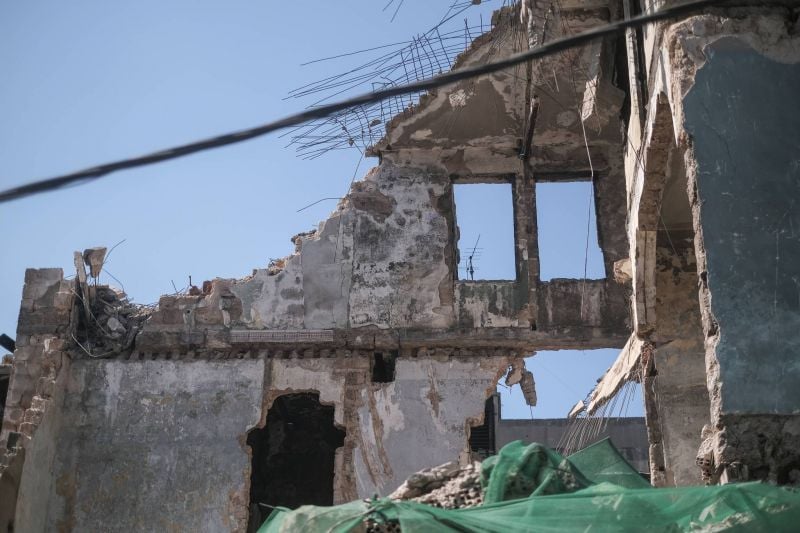 In Tripoli, residents' safety remains at risk after building collapse
